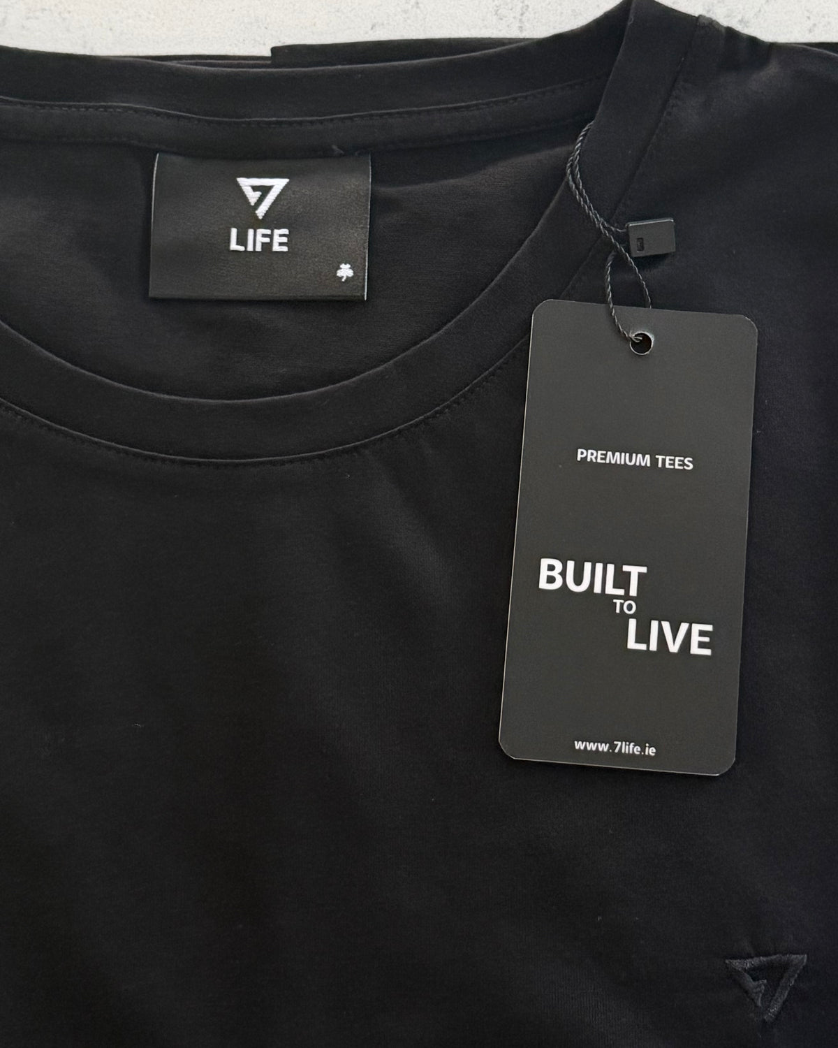 7 LIFE Crewneck Tee - Black