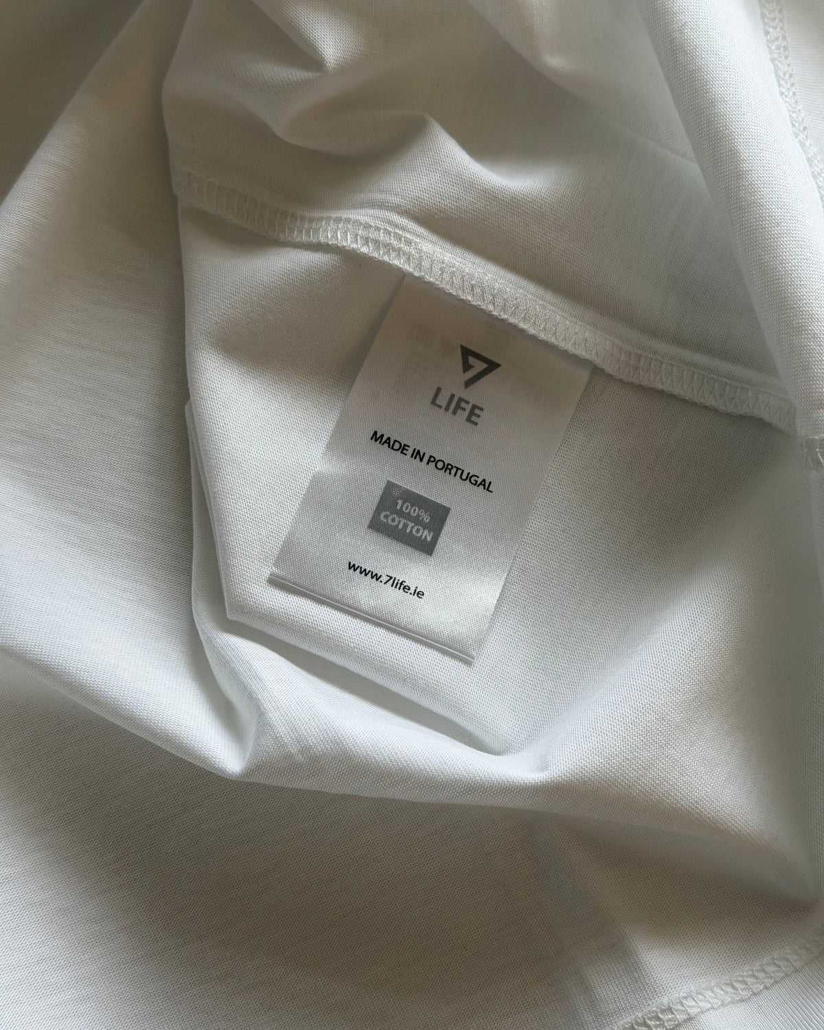 7 LIFE Crewneck Tee - White