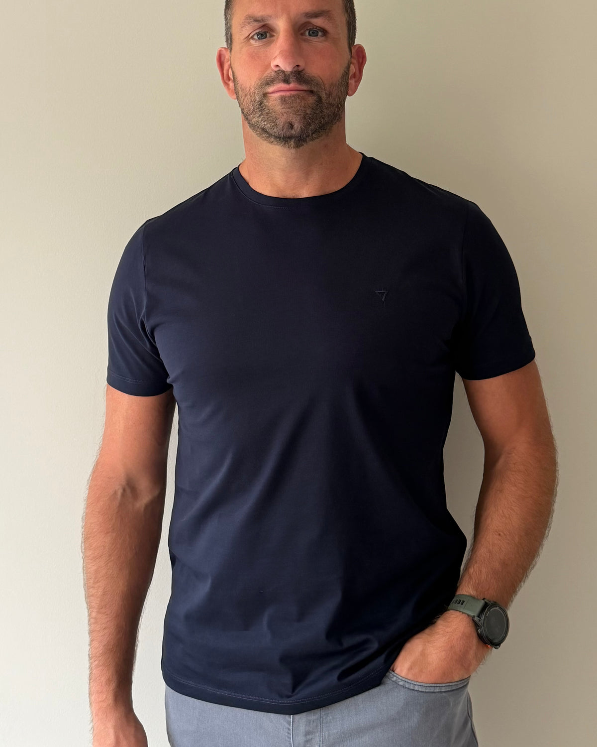 7 LIFE Crewneck Tee - Navy