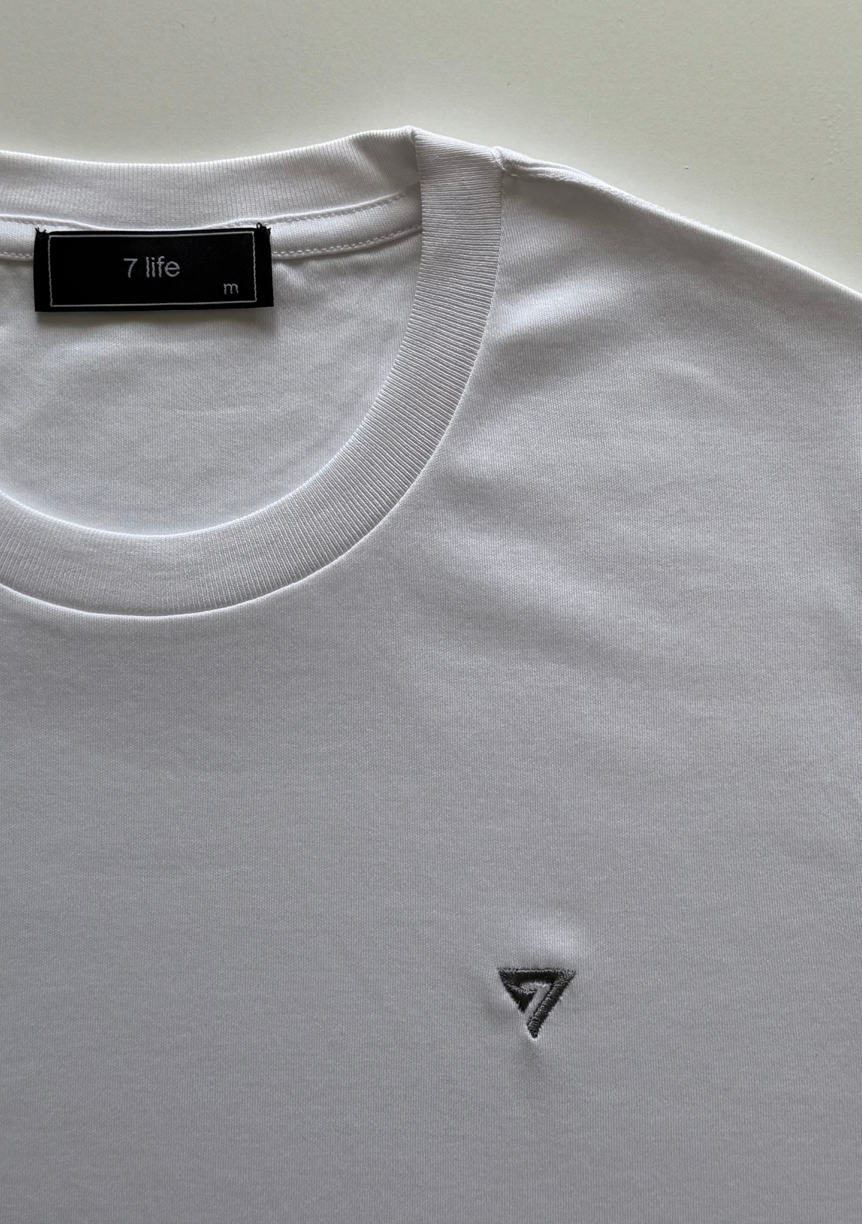7 life Supima Tee - White