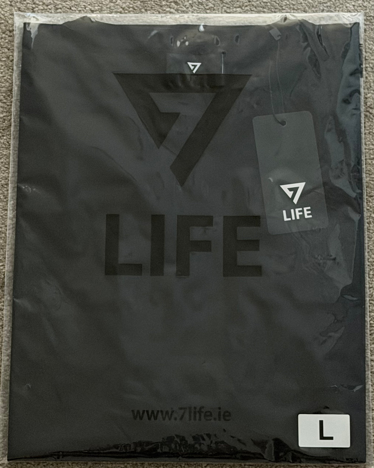 7 LIFE Crewneck Tee - Black