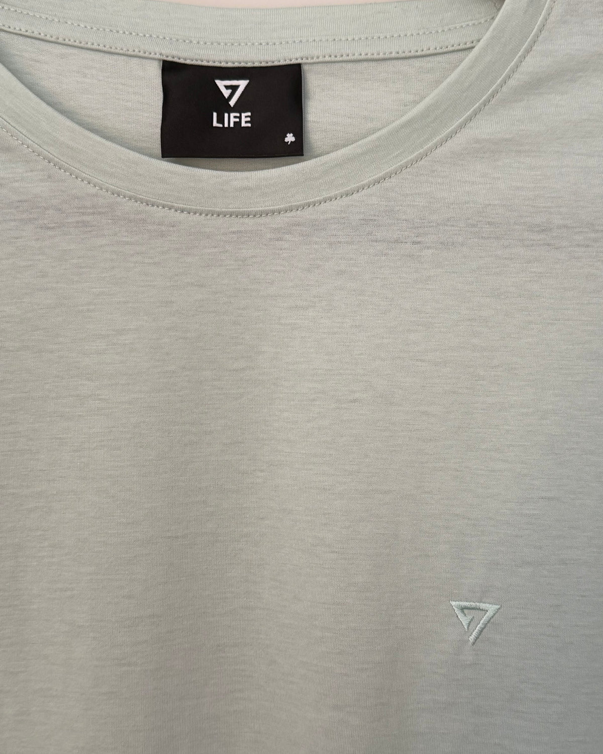 7 LIFE Crewneck Tee - Sea Glass