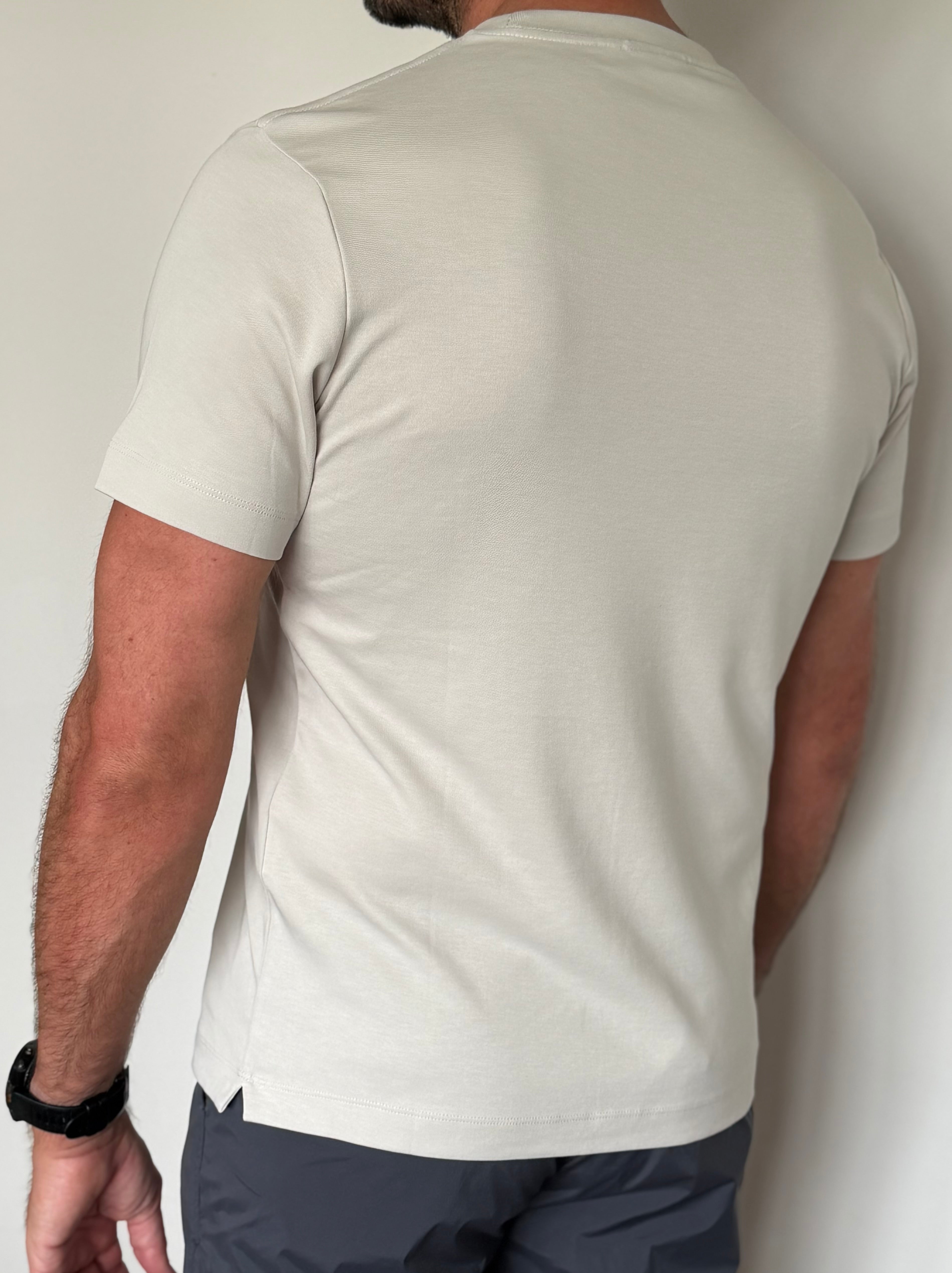 7 life Supima Tee - Cement