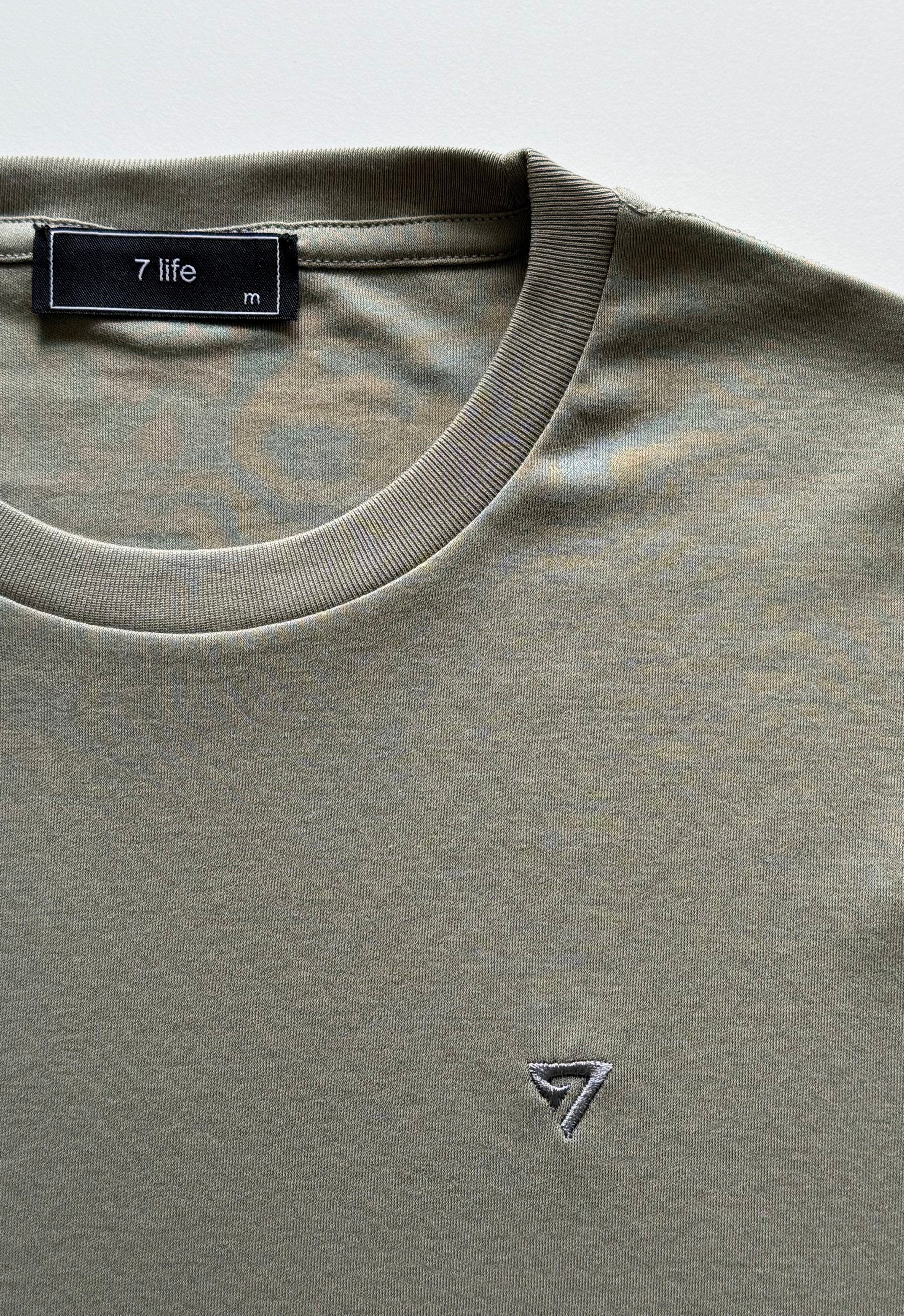 7 life Supima Tee - Sage