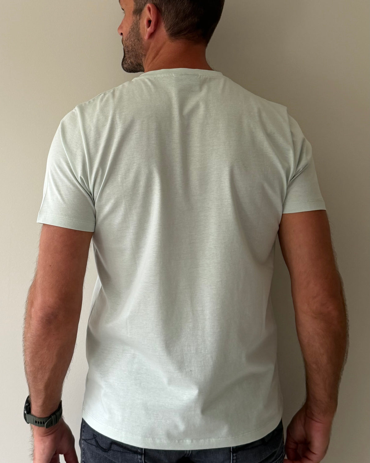 7 LIFE Crewneck Tee - Sea Glass