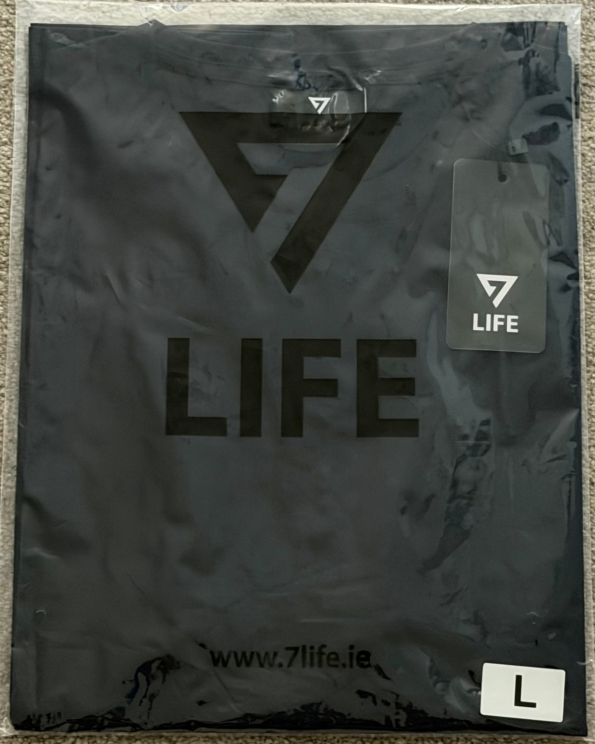 7 LIFE Crewneck Tee - Navy